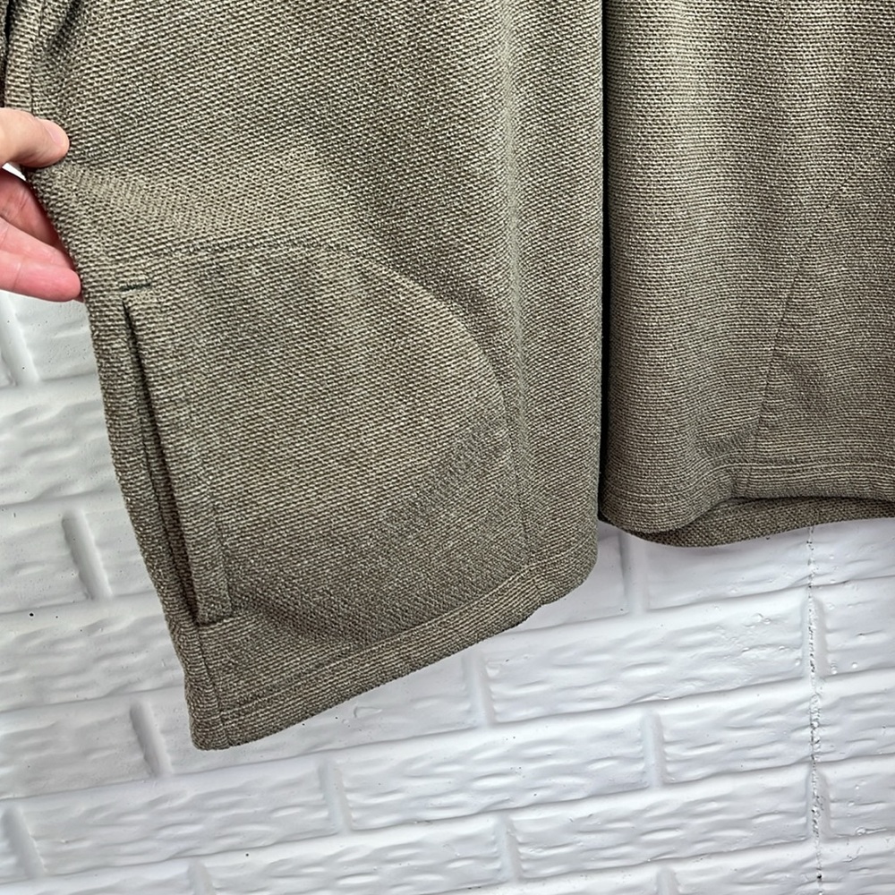 L.L. BEAN QUARTER ZIP PULLOVER TAN FLEECE LONG SLEEVE VERY WARM SZ XXL - Picture 5 of 14